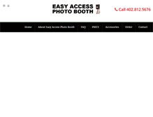 Tablet Screenshot of easyaccessphotobooth.com